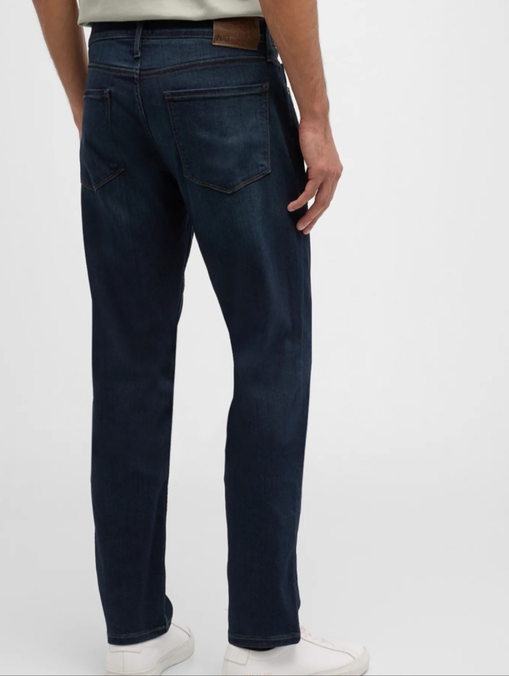 PAIGE Federal Straight Leg Jeans Men's 31 Dark Wash Slim Fit Closet Staple